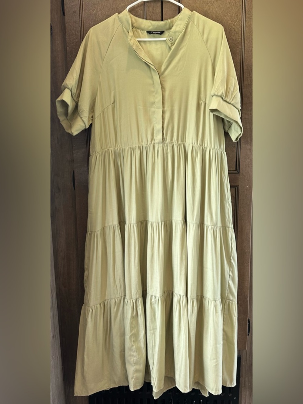 Light Sage Cottagecore Inspired Maxi Dress Size Large
